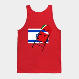 Watermelon Folding Chair To Brutal Occupation - Double-sided Tank Top